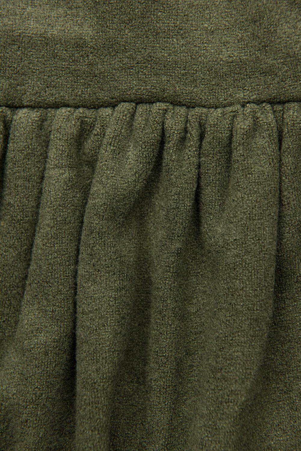 Kleid mit Spitze Khaki