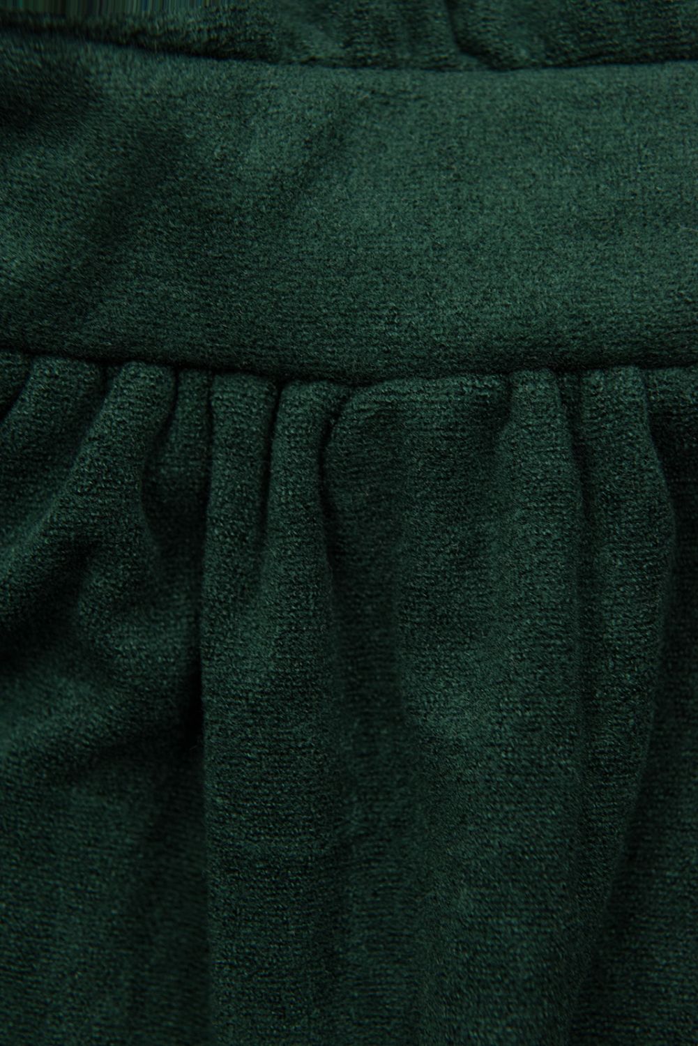 Kleid mit Spitze Dunkelgrün