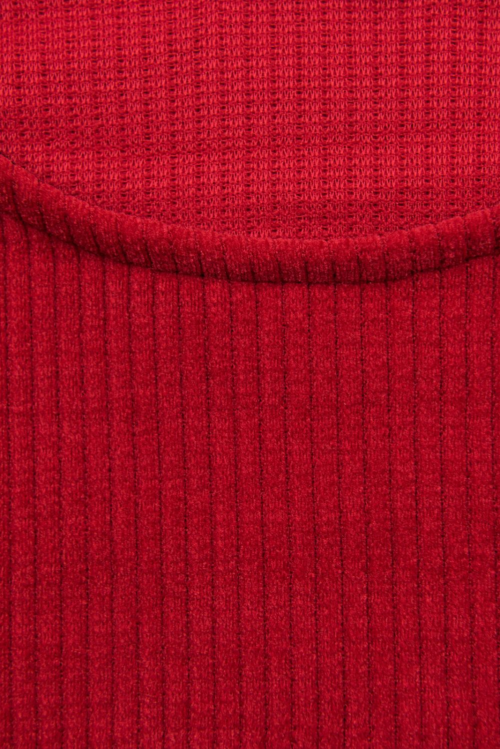 Midikleid mit Spitze Rot