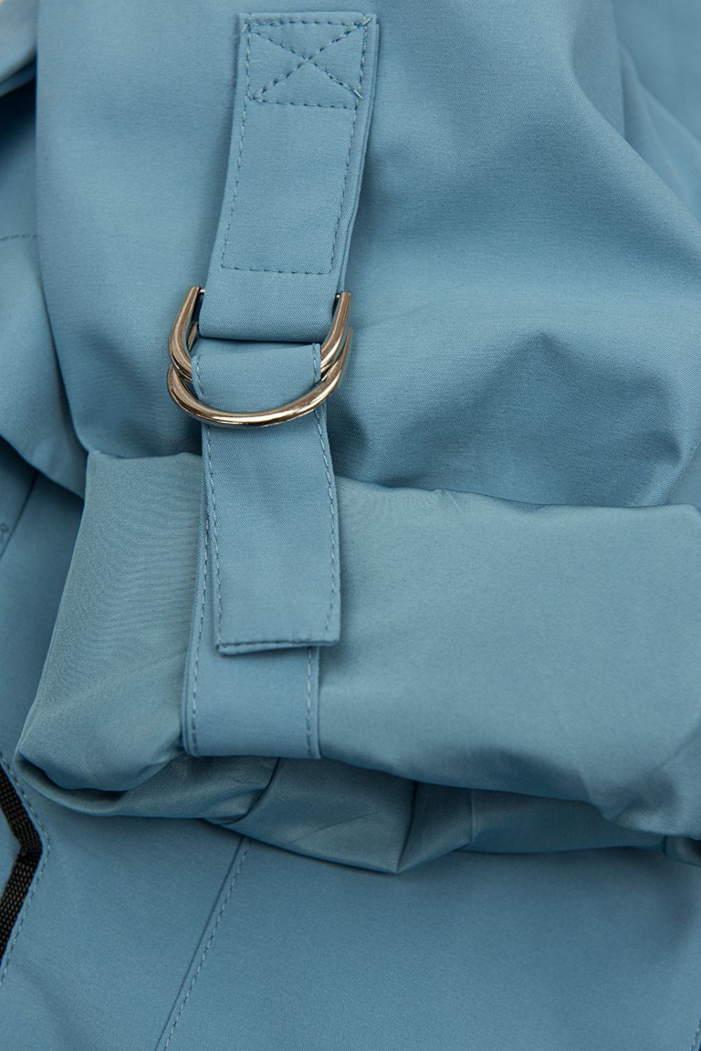 Frühlingsmantel mit Kapuze Himmelblau