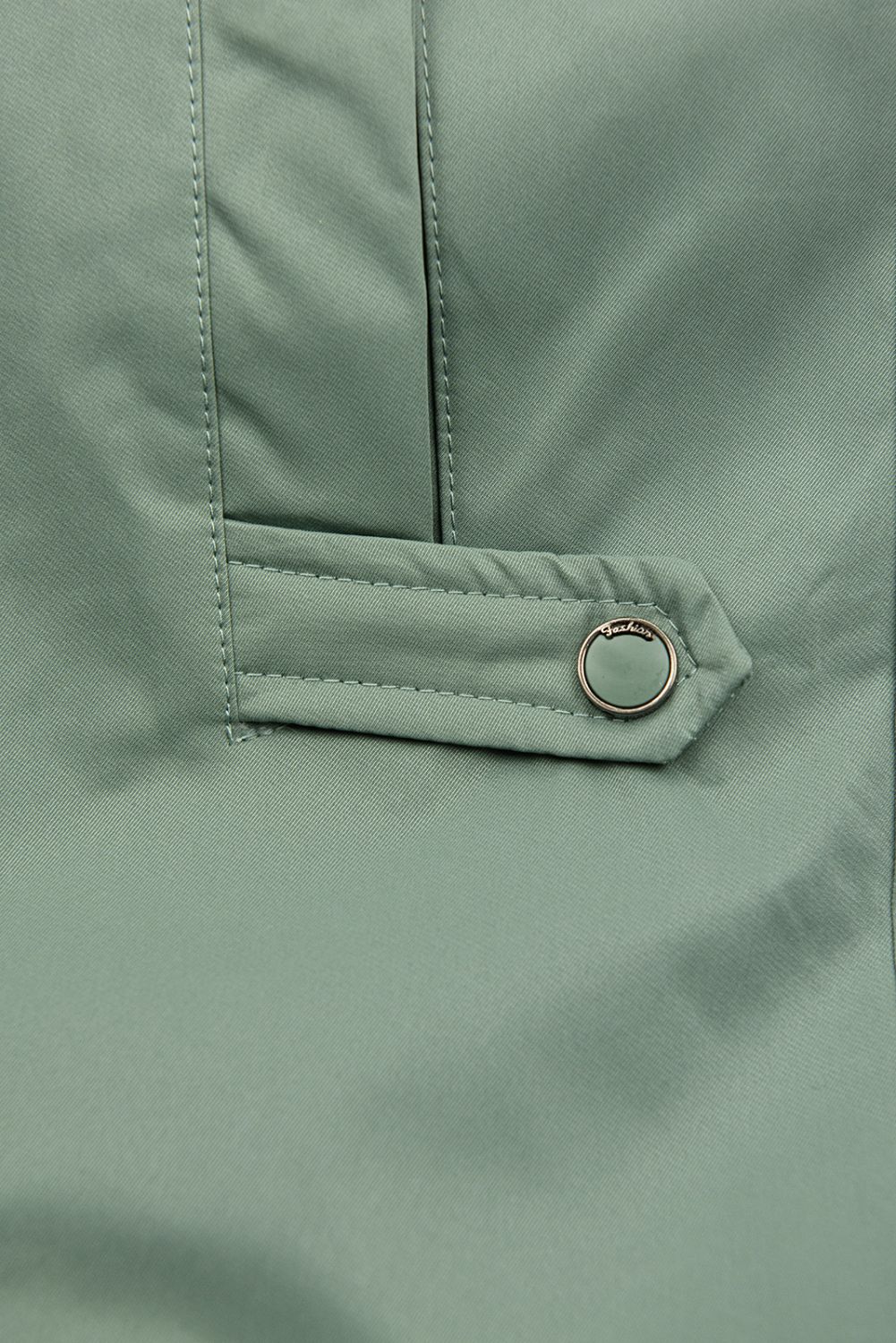 Übergangsjacke/Mantel mit Kapuze, Grün