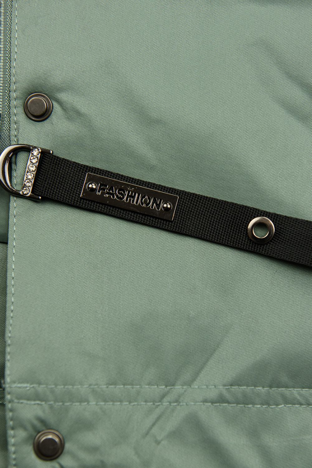 Übergangsjacke/Mantel mit Kapuze, Grün