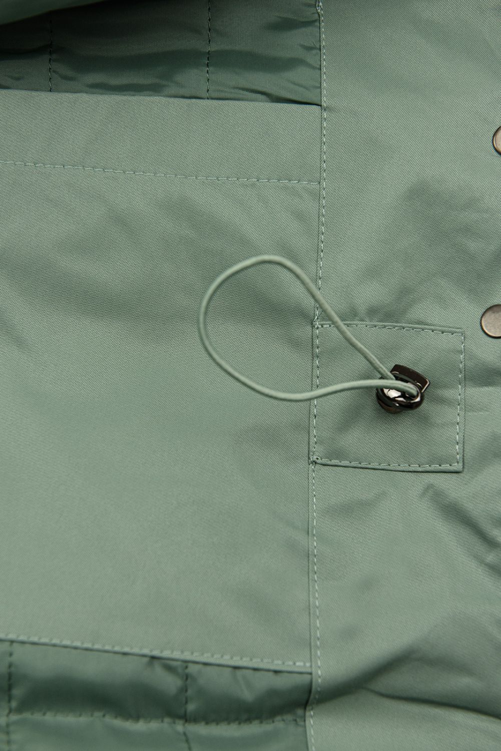 Übergangsjacke/Mantel mit Kapuze, Grün