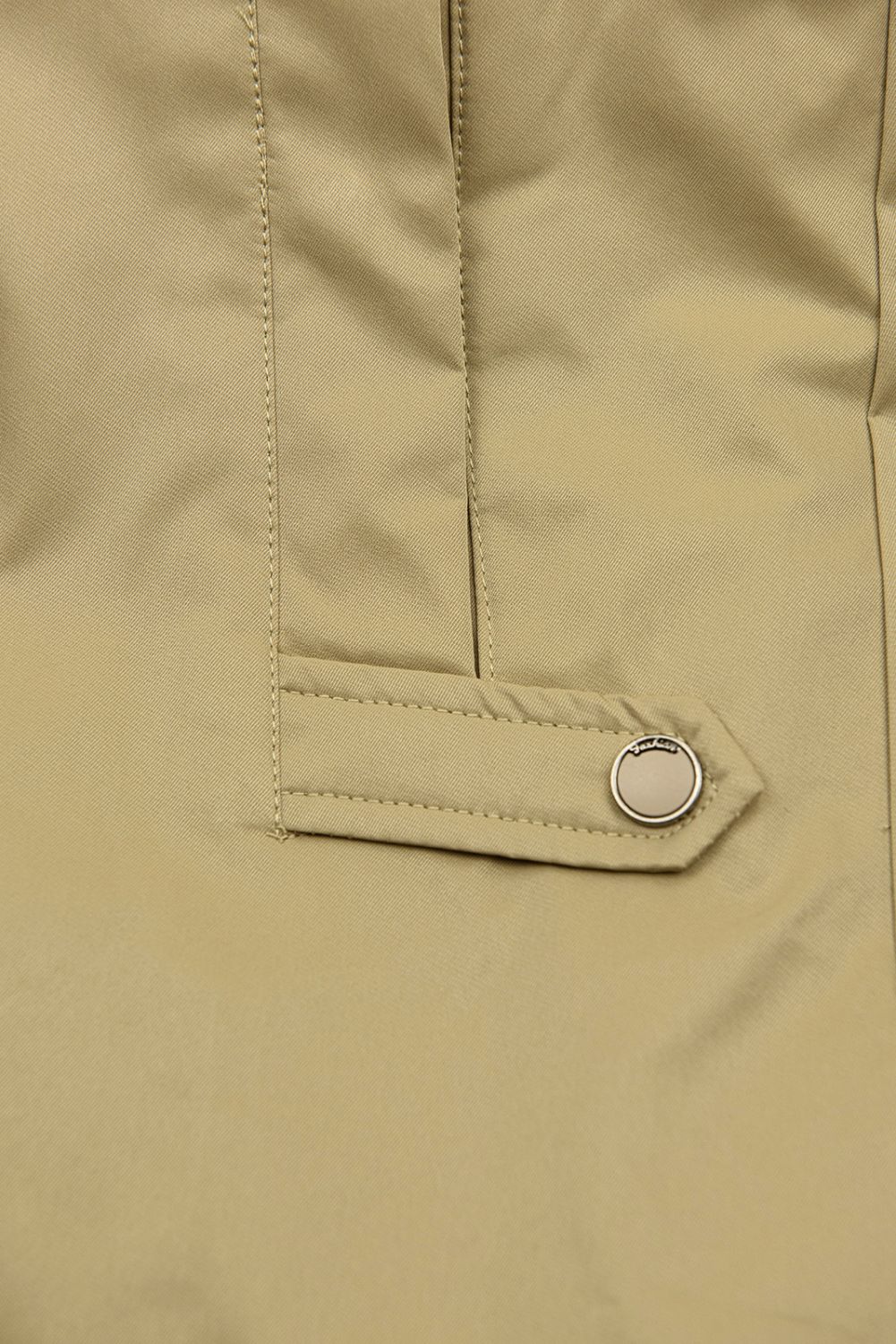 Übergangsjacke/Mantel mit Kapuze, Beige