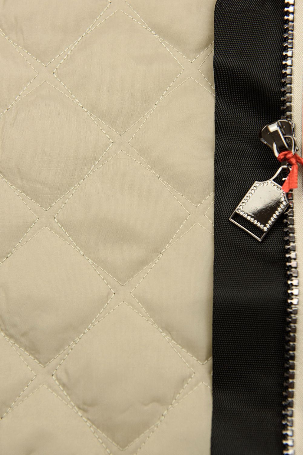 Übergangs-Kapuzenjacke Ecru