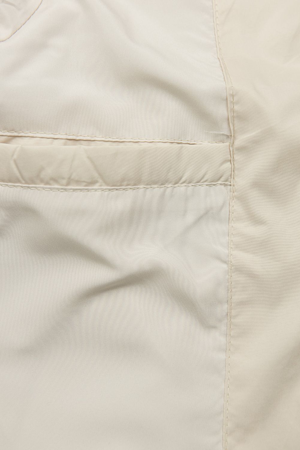 Gesteppte Frühlingsjacke mit Kapuze Cremegelb