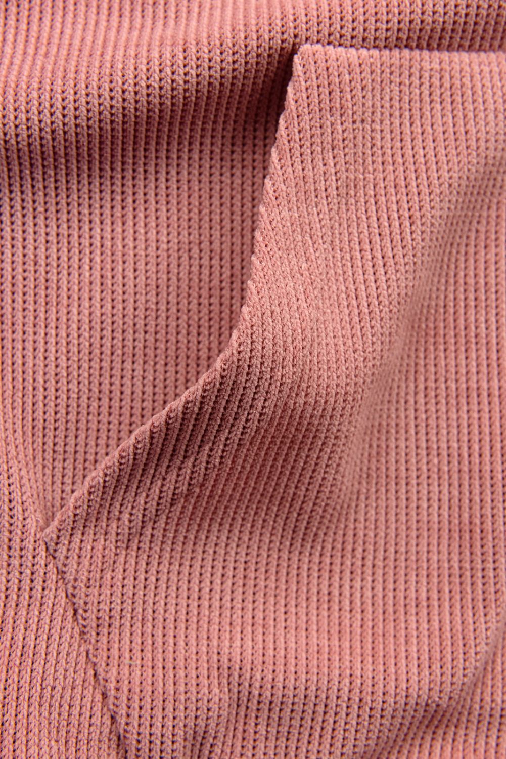 Freizeitanzug mit farbigen Streifen Altrosa