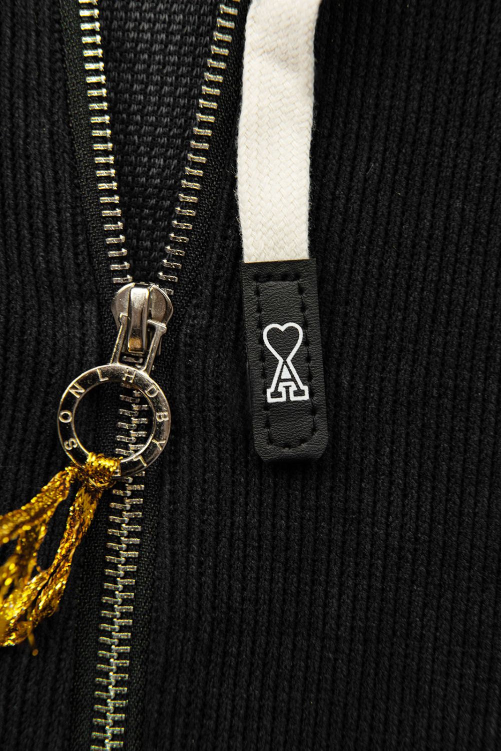 Freizeitanzug mit farbigen Streifen Schwarz