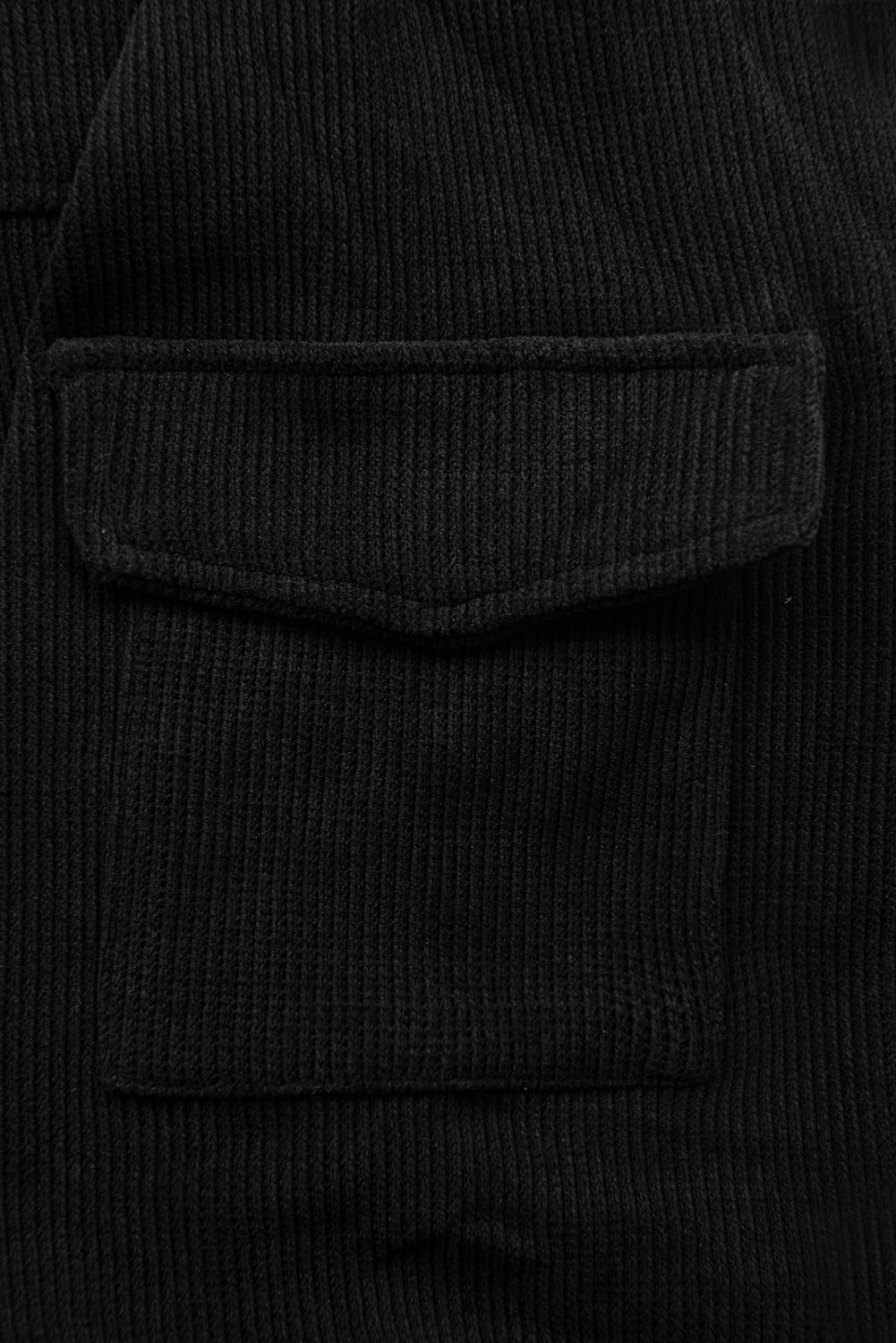 Freizeitanzug mit Stehkragen Schwarz