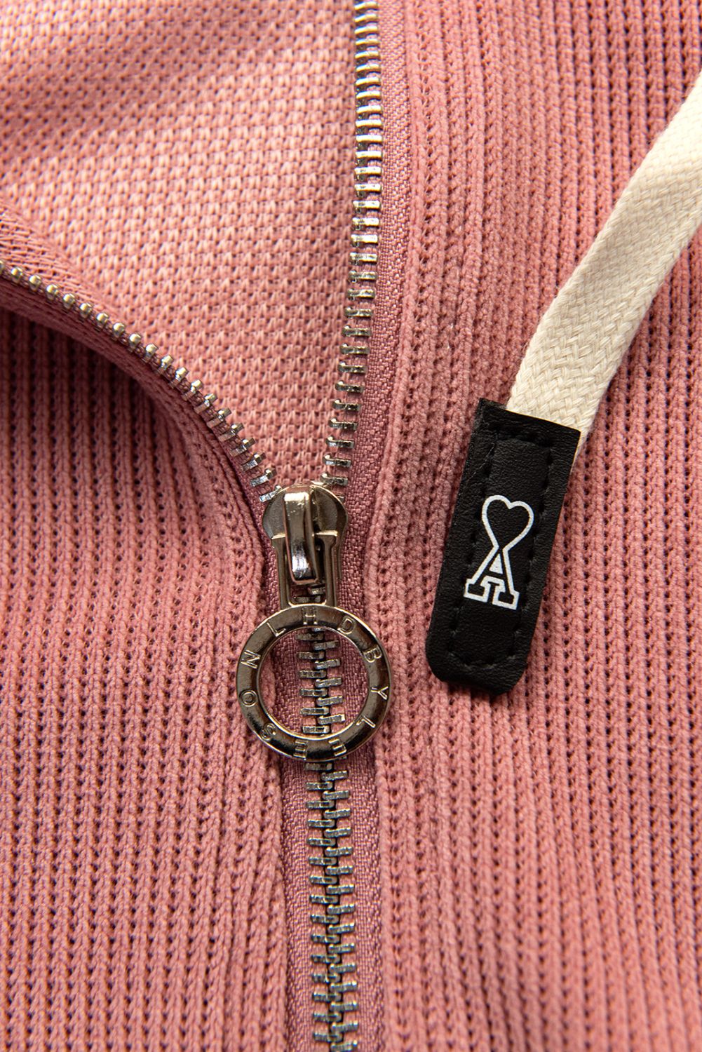 Freizeitanzug mit gemustertem Saum Altrosa