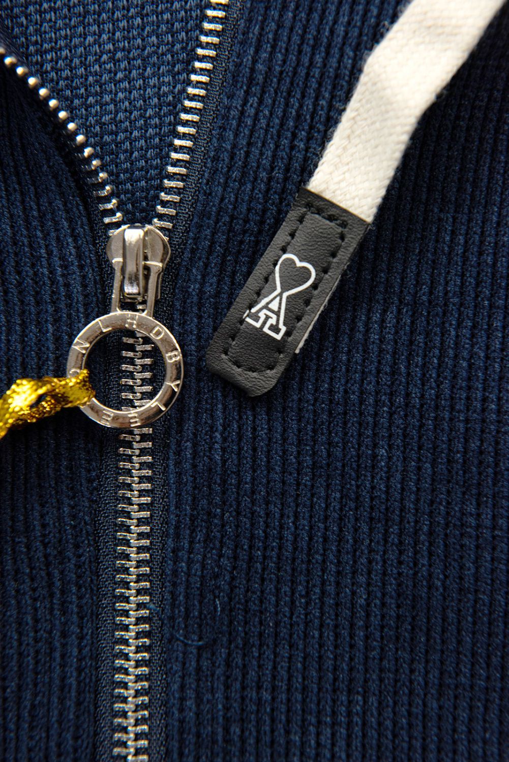 Freizeitanzug mit gemustertem Saum Dunkelblau