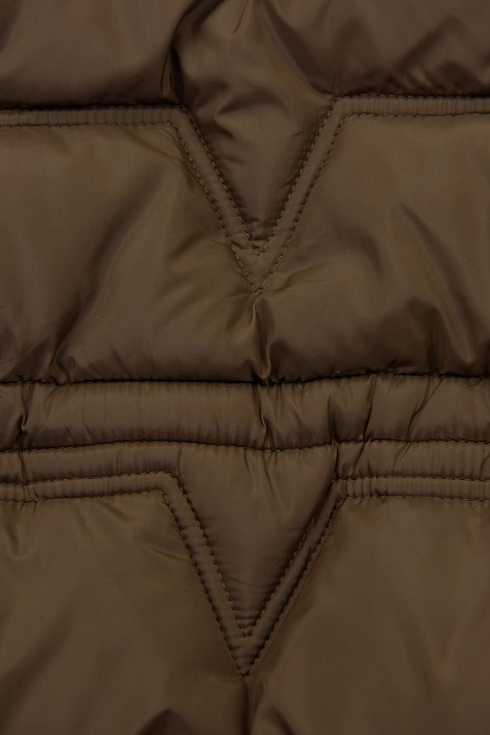Damen-Wintermantel mit verstellbarer Taille Braun