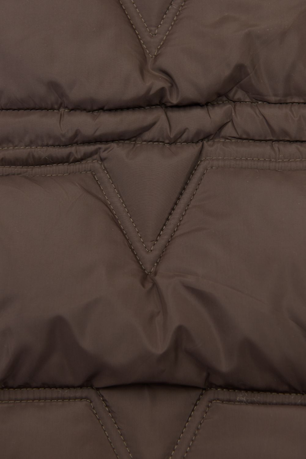 Damen-Wintermantel mit verstellbarer Taille Kalt Braun