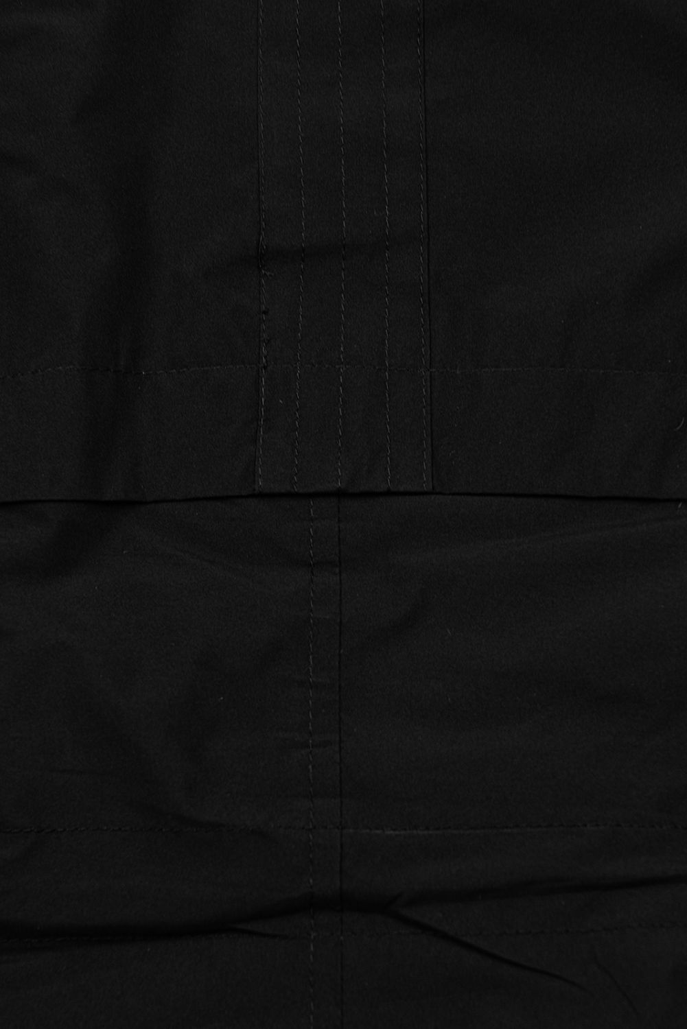 Langer Damen-Winterparka mit verstellbarer Taille Schwarz