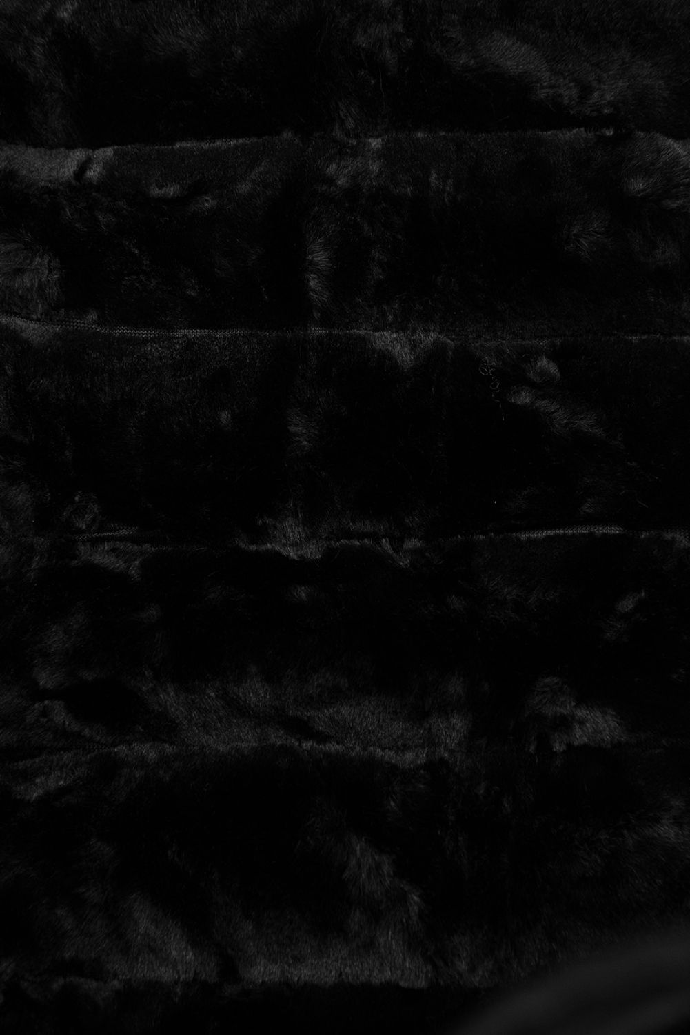 Gesteppte Wendejacke mit Futter - Plüsch schwarz/grau