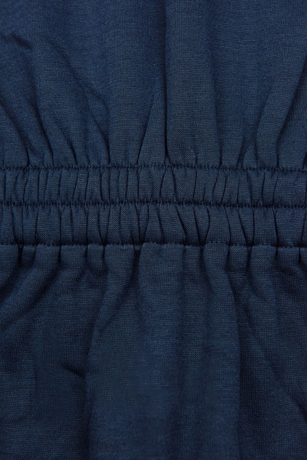 LHD Sweatjacke mit Gummi in der Taille dunkelblau