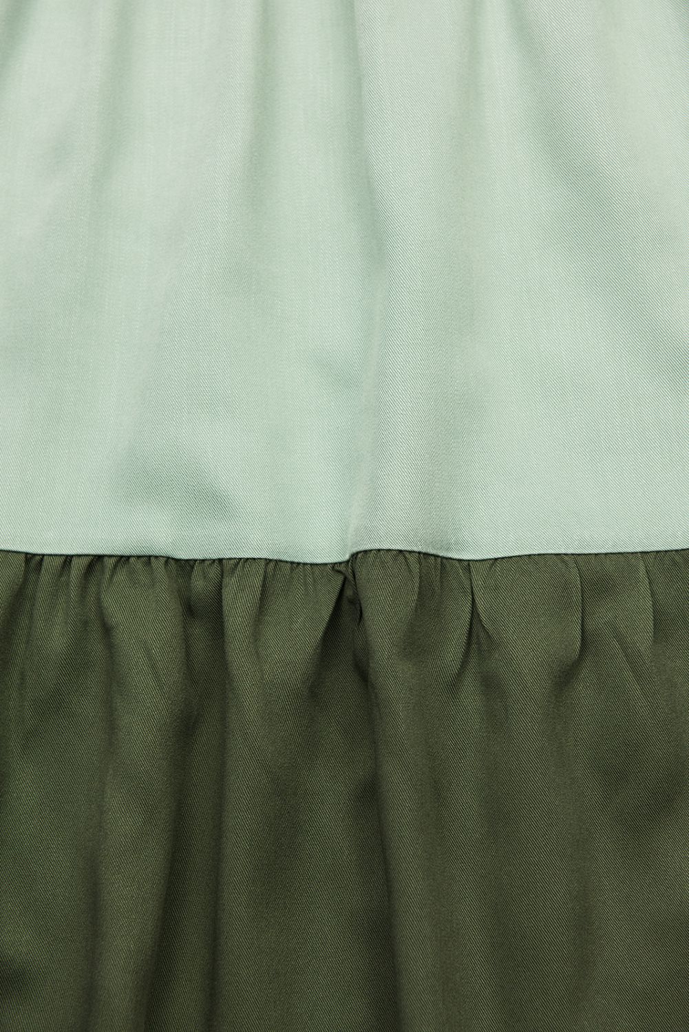 Kleid mit Color-Blocking-Optik mint/grün
