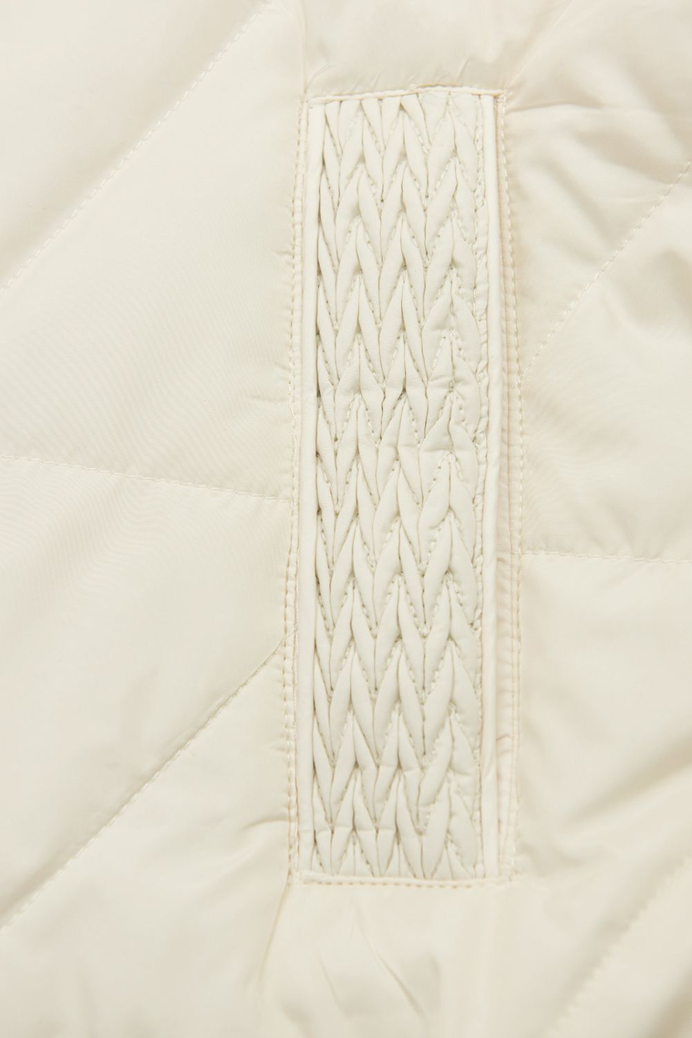 Gesteppte Damen-Frühlingsjacke Ecru