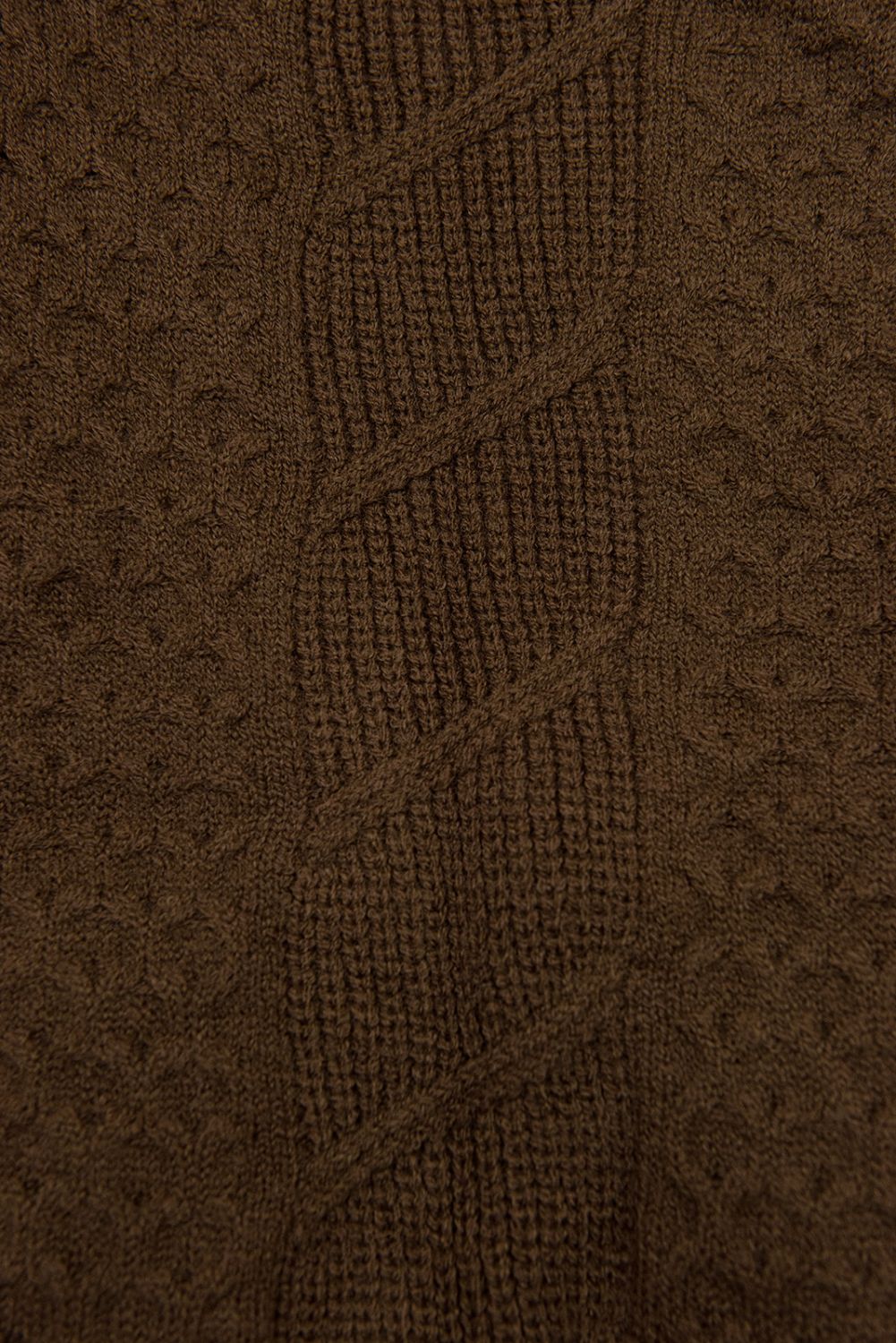 Damen-Übergangsjacke mit Strickärmeln Braun