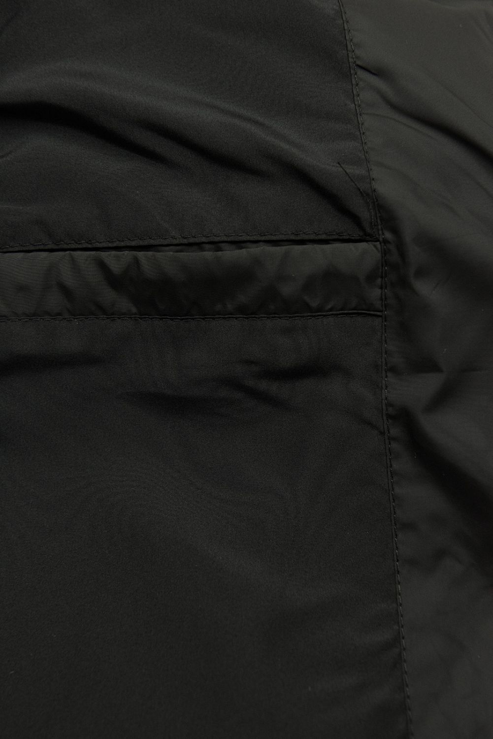 Damen-Übergangsjacke mit Strickärmeln Schwarz