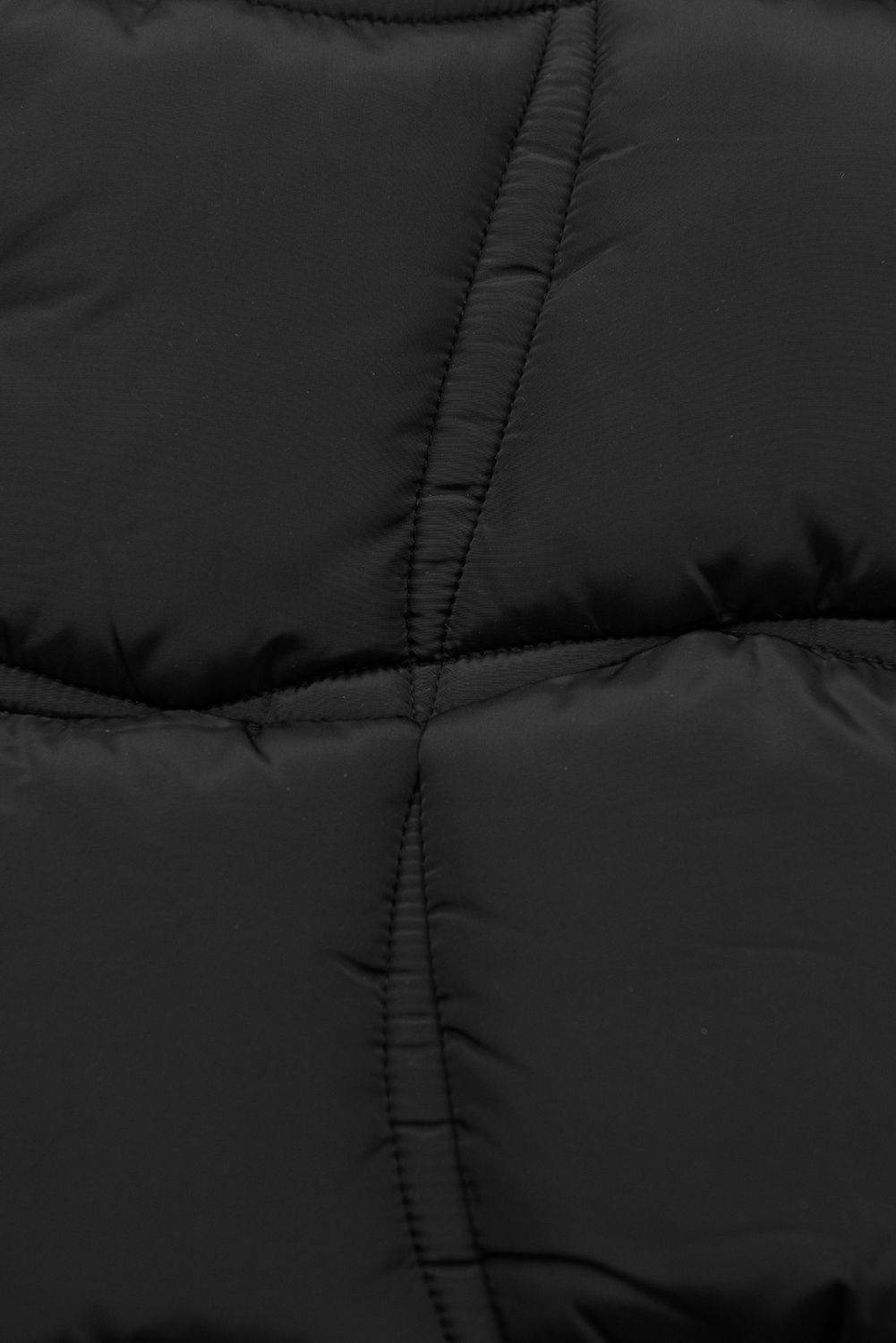 Winterjacke mit Gürtel Schwarz