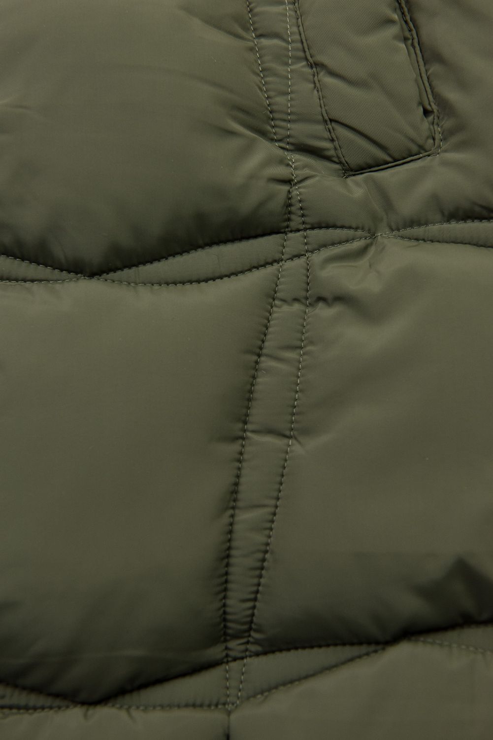 Winterjacke mit Gürtel Khaki