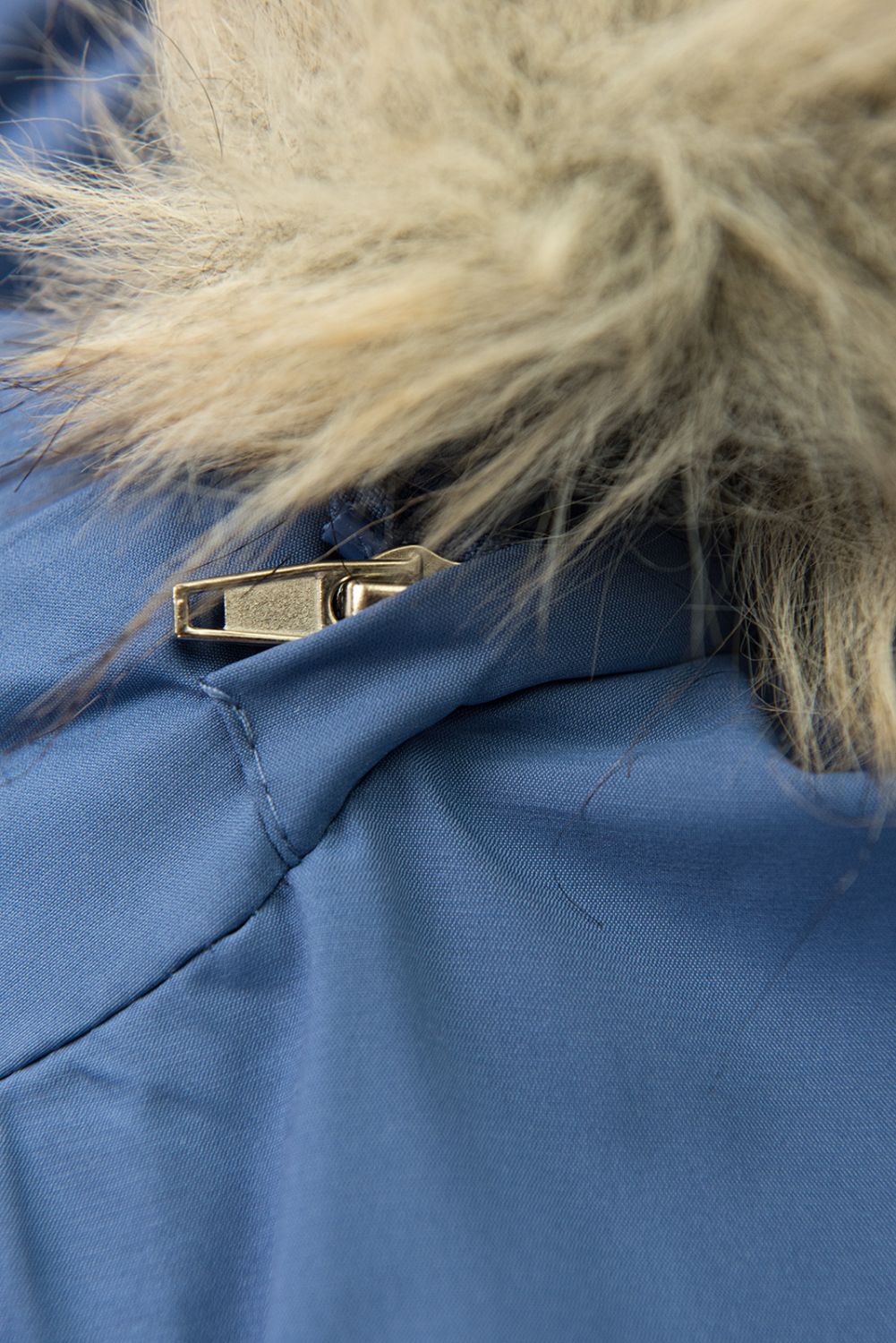 Damen Winterparka mit Taillenzug Blau