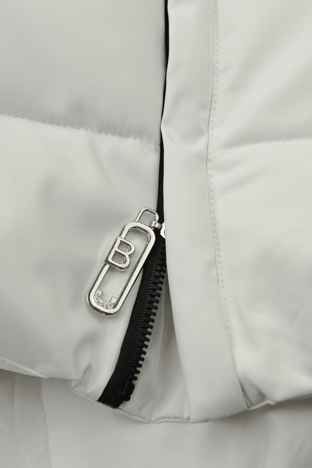 Winterjacke mit Kapuze FROST Weiß