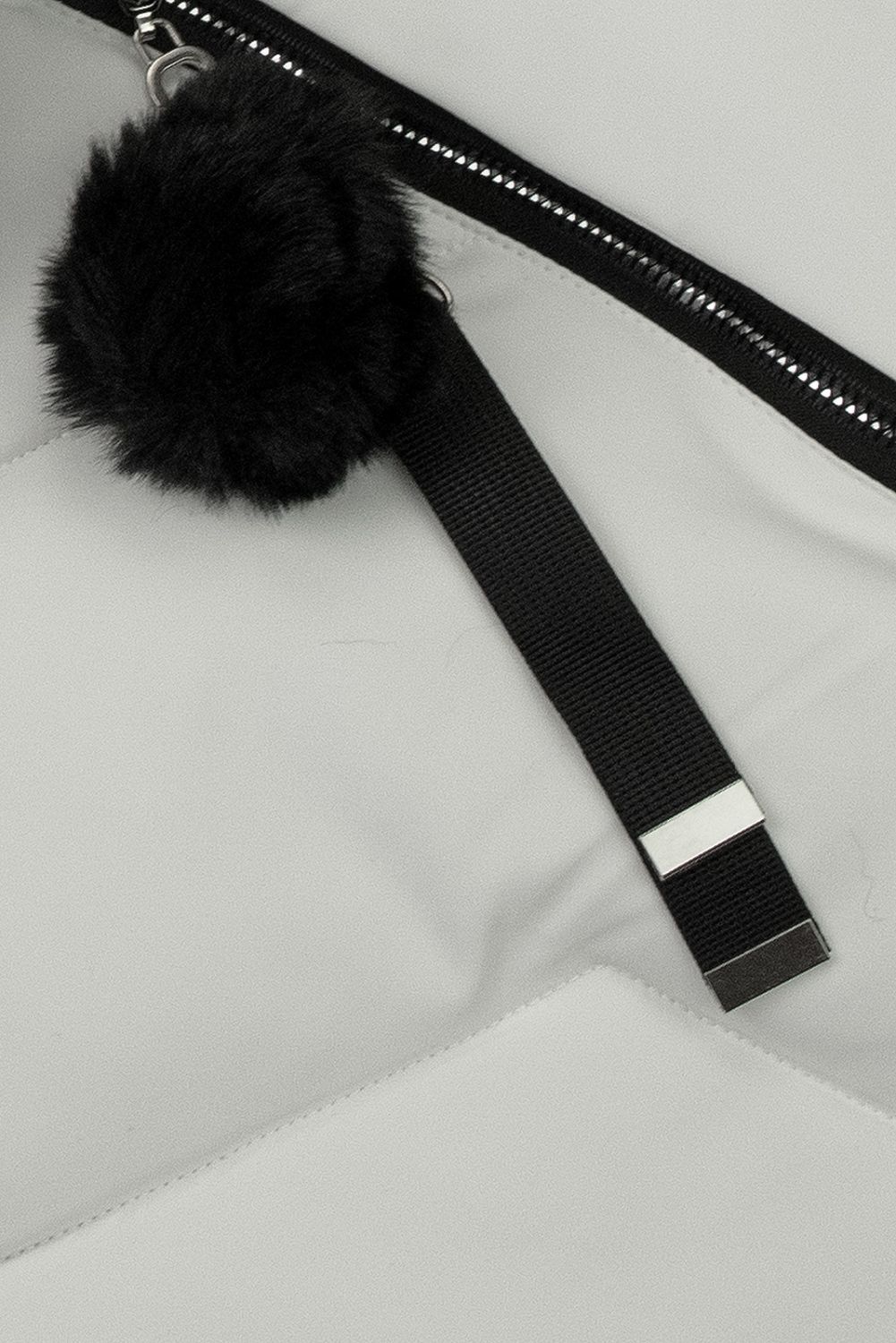 Winterjacke mit Kapuze FROST Weiß