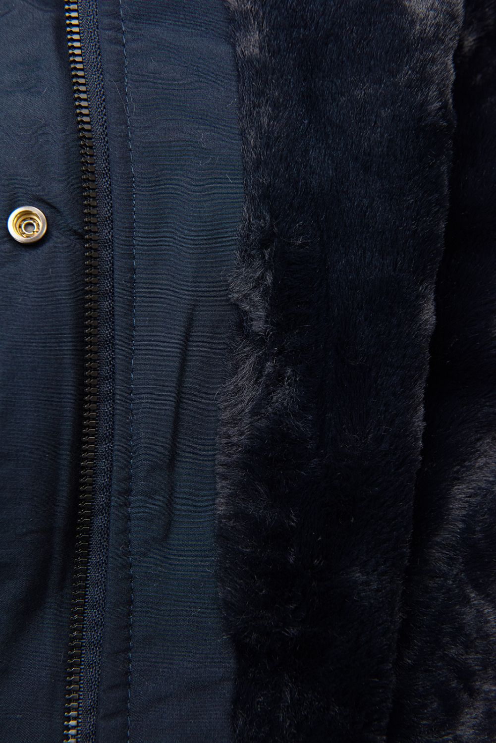 Parka mit Tunnelzug zum Einstellen der Weite dunkelblau