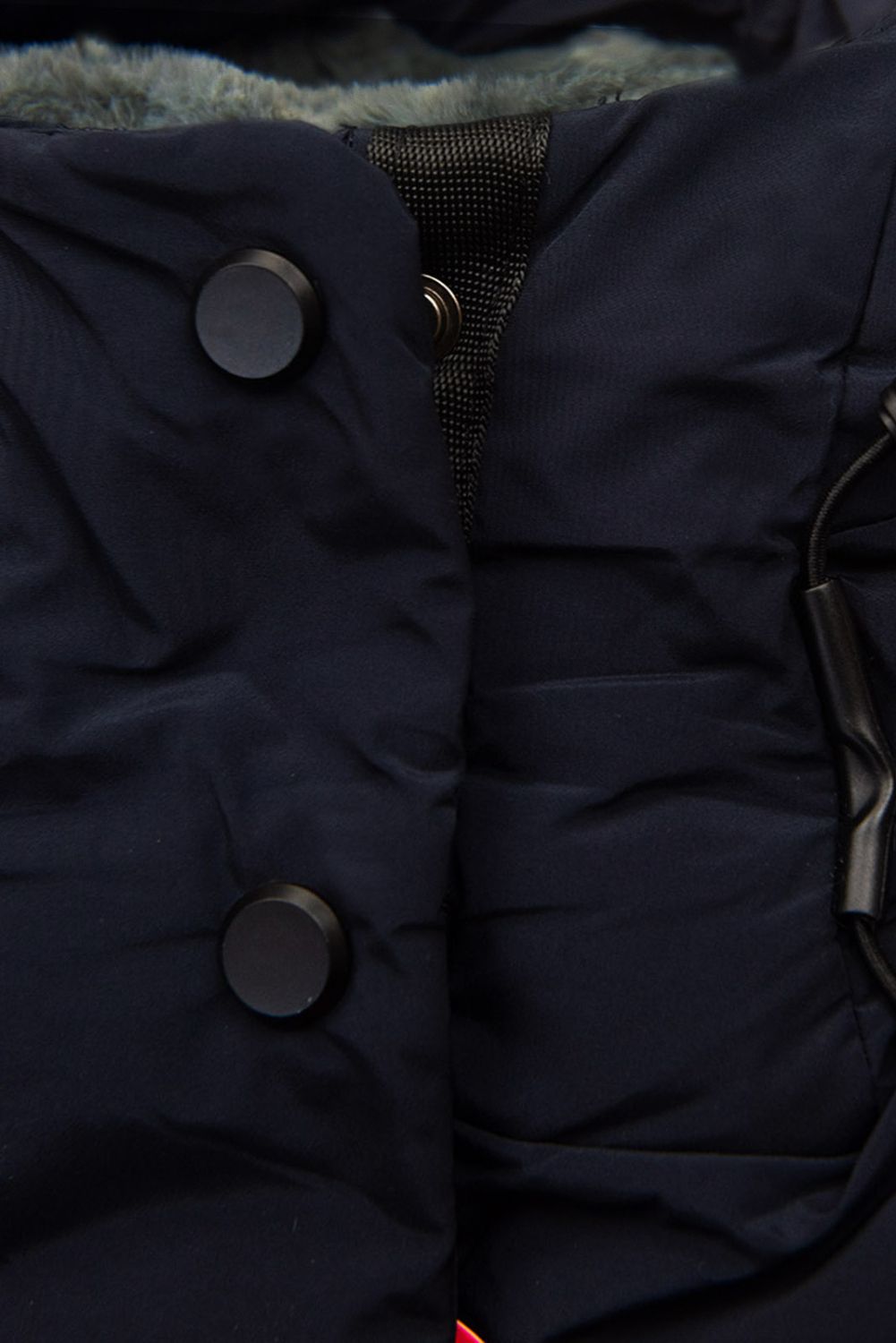 Langjacke extra warm in dunkelblau