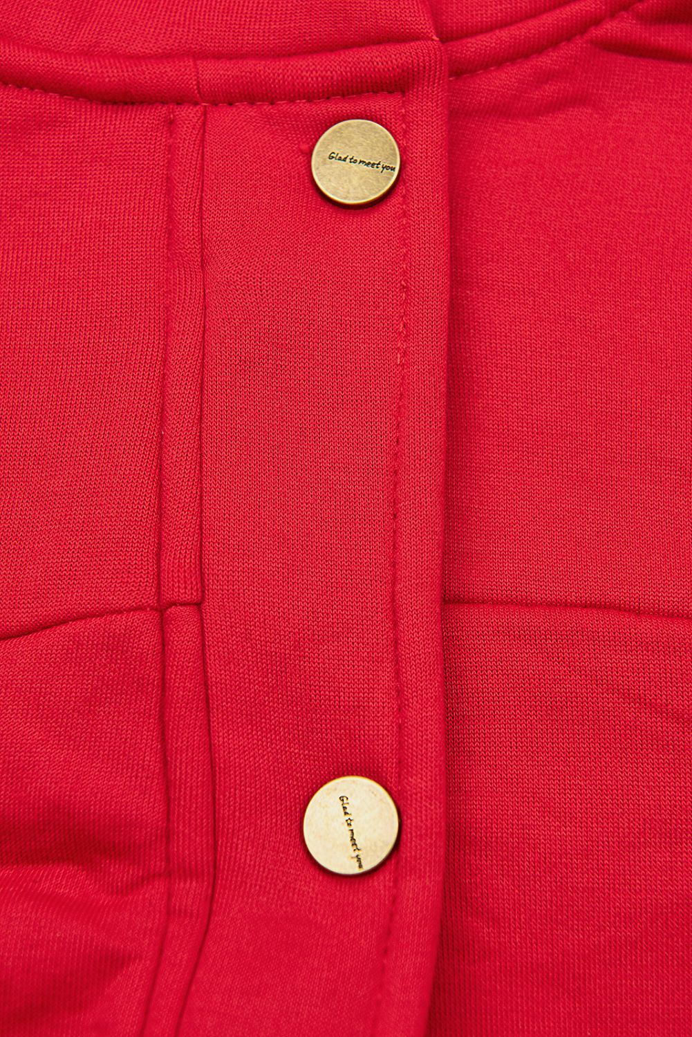 Sweatmantel mit Kapuze rot