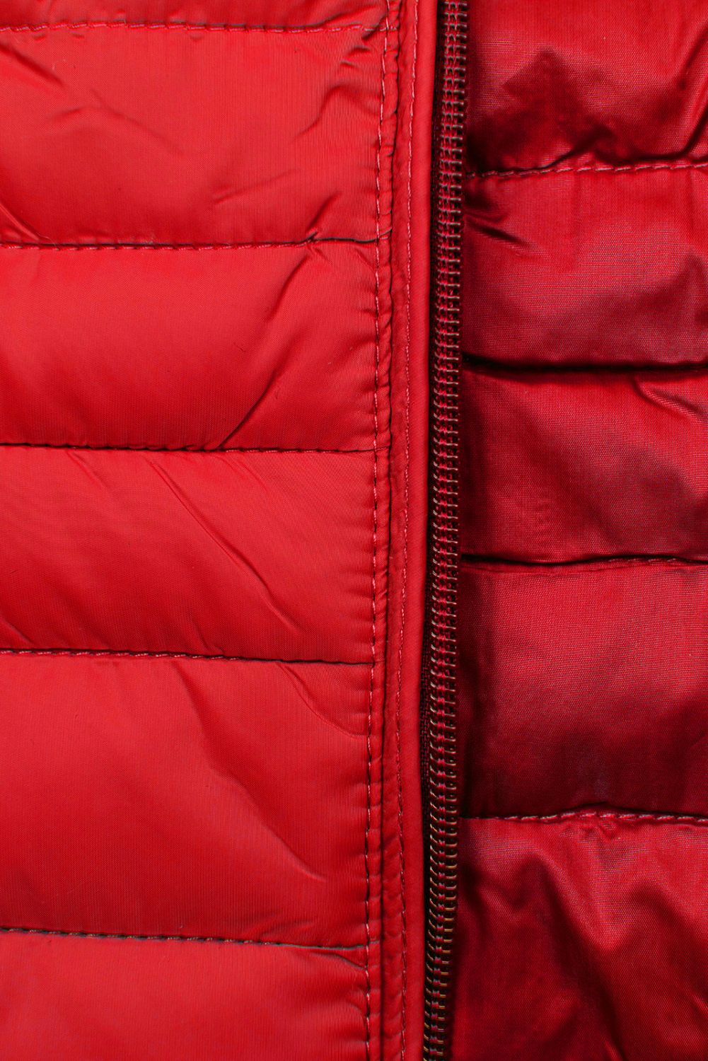 Steppjacke mit Kapuze Rot