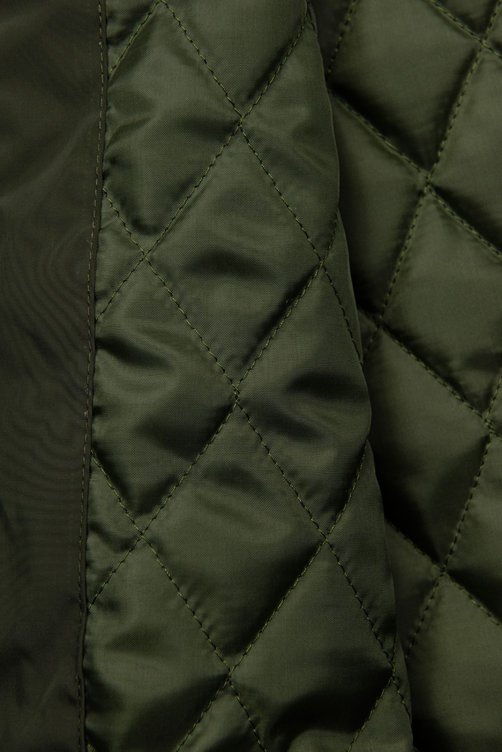 Leicht Mantel mit Kapuze Khaki