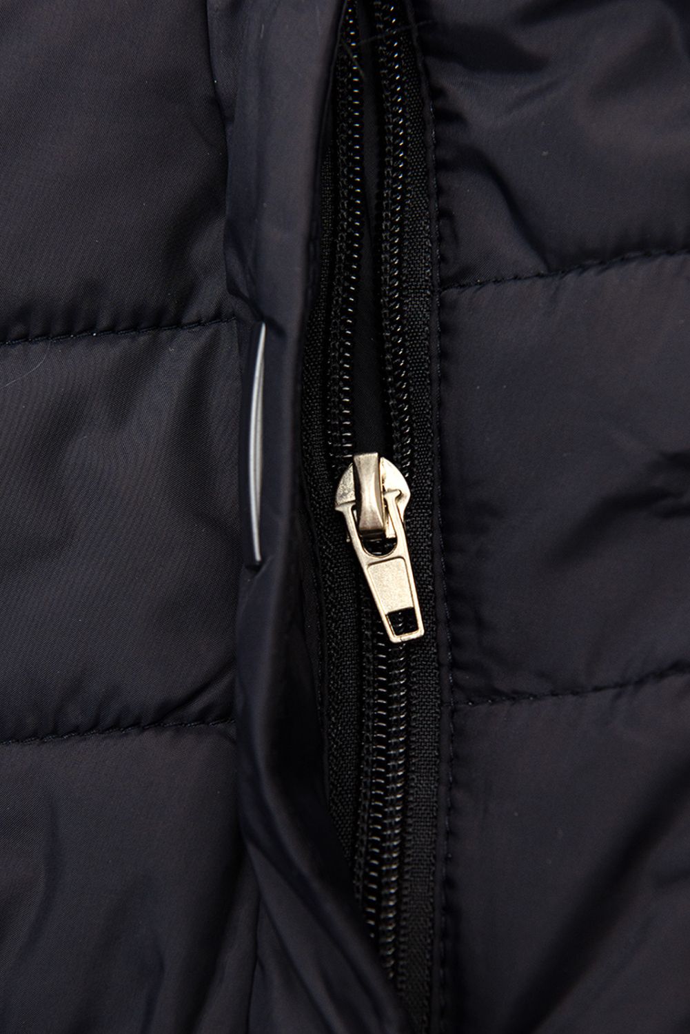 Leichte Steppjacke mit Kapuze Dunkelblau