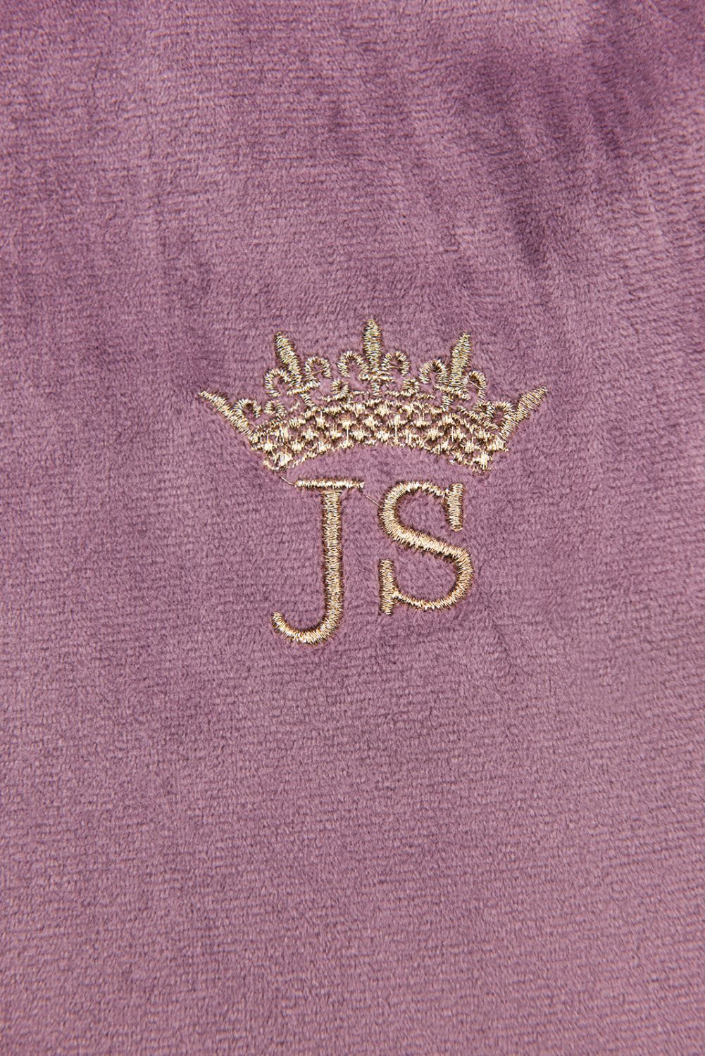 Hose in Samt-Optik Mauve