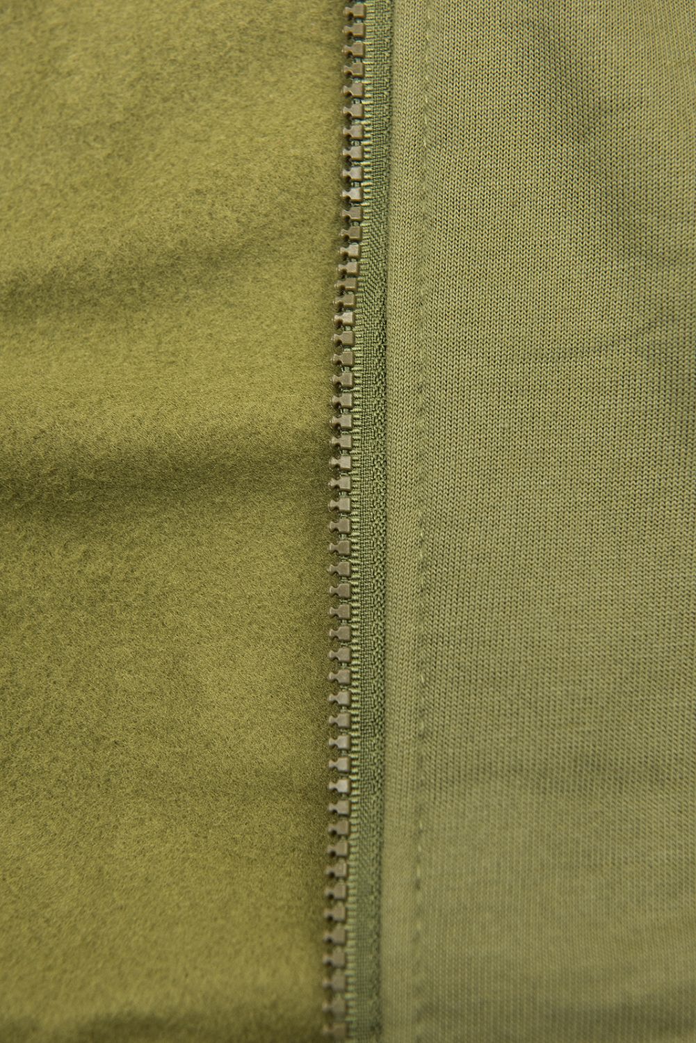 Kapuzenjacke mit 2-Wege-Reißverschluss khaki