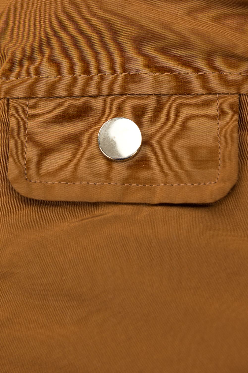 Winterparka mit abnehmbarem Kunstfell braun