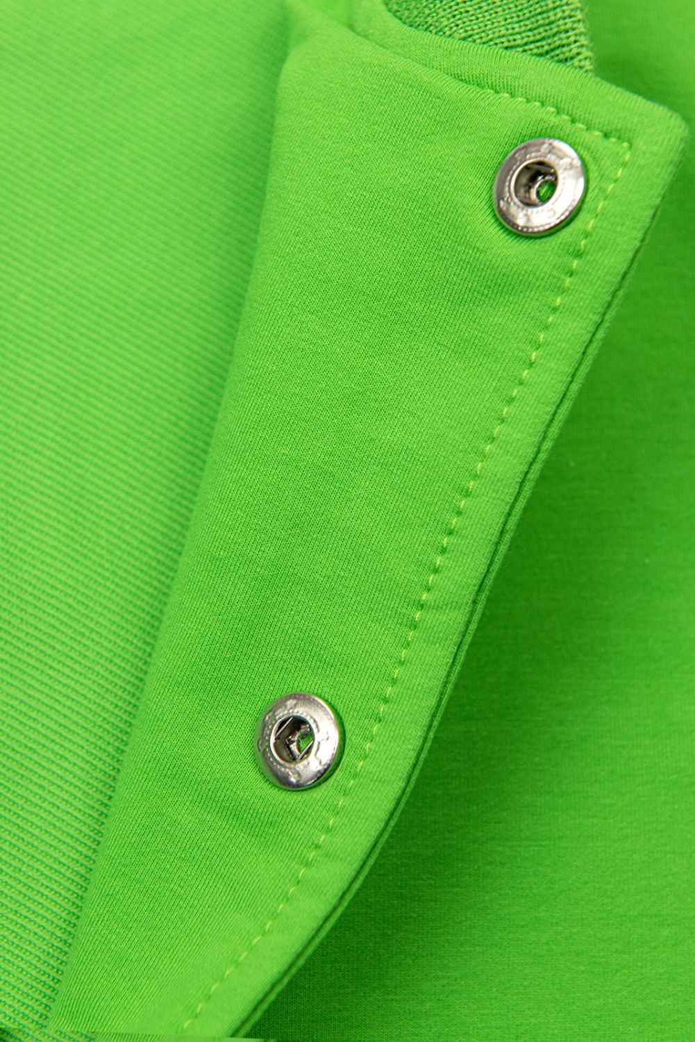 Sweatjacke im Collegestyle Grün