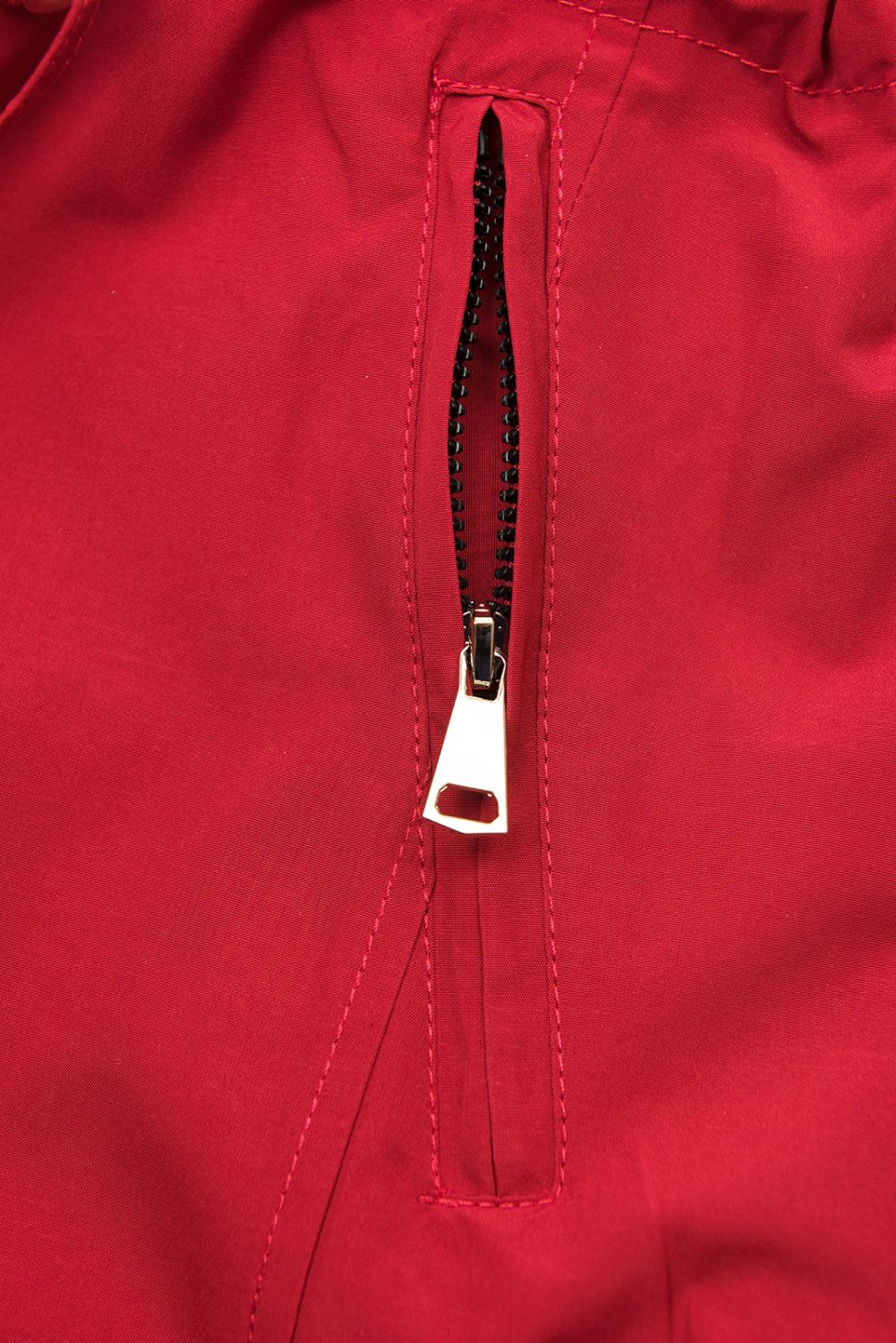 Leichter Parka rot/grau