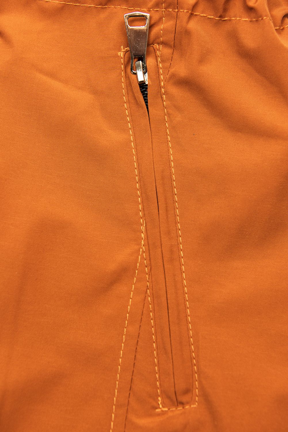 Leichter Parka ziegelbraun/braun