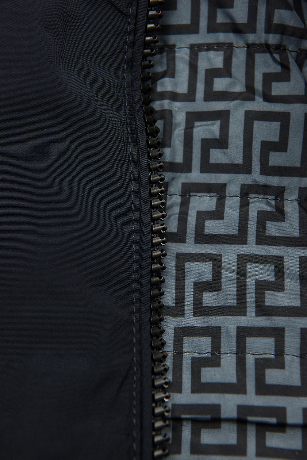 Leichter Parka dunkelblau/grau