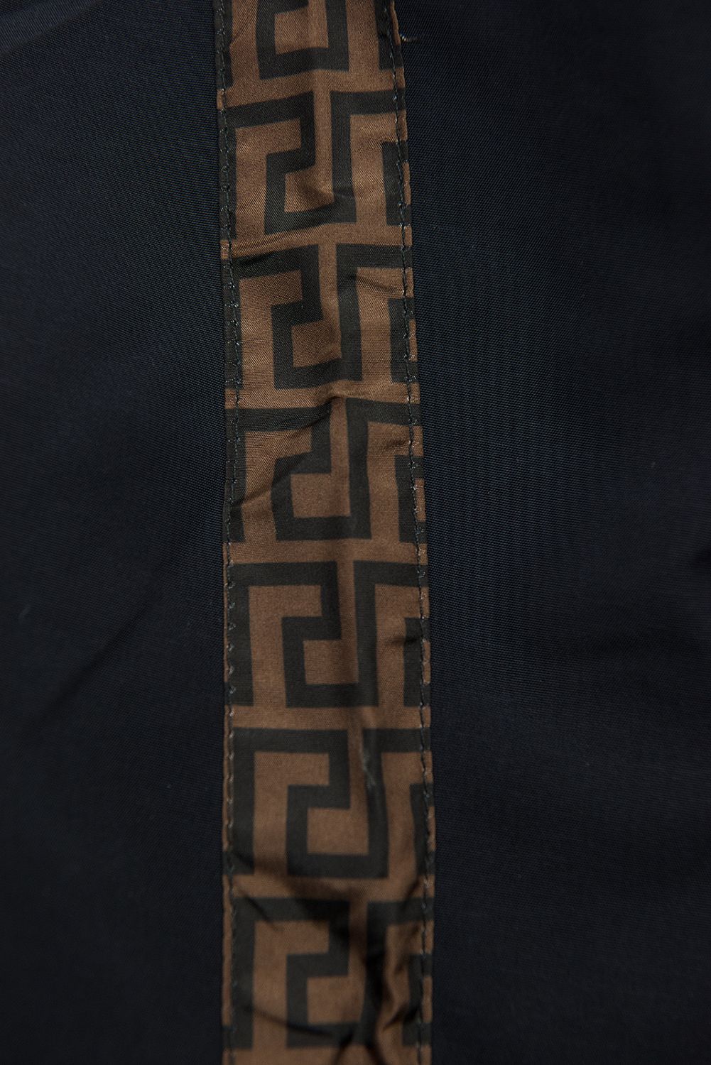 Leichter Parka dunkelblau/braun