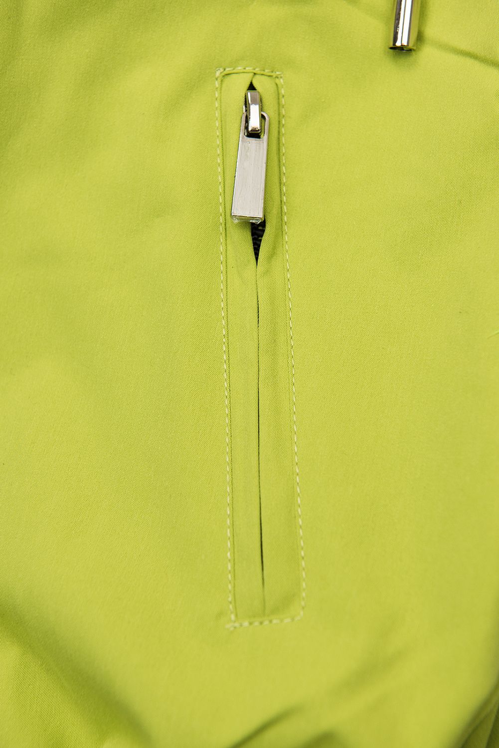 Parkajacke mit Punkten hellgrün
