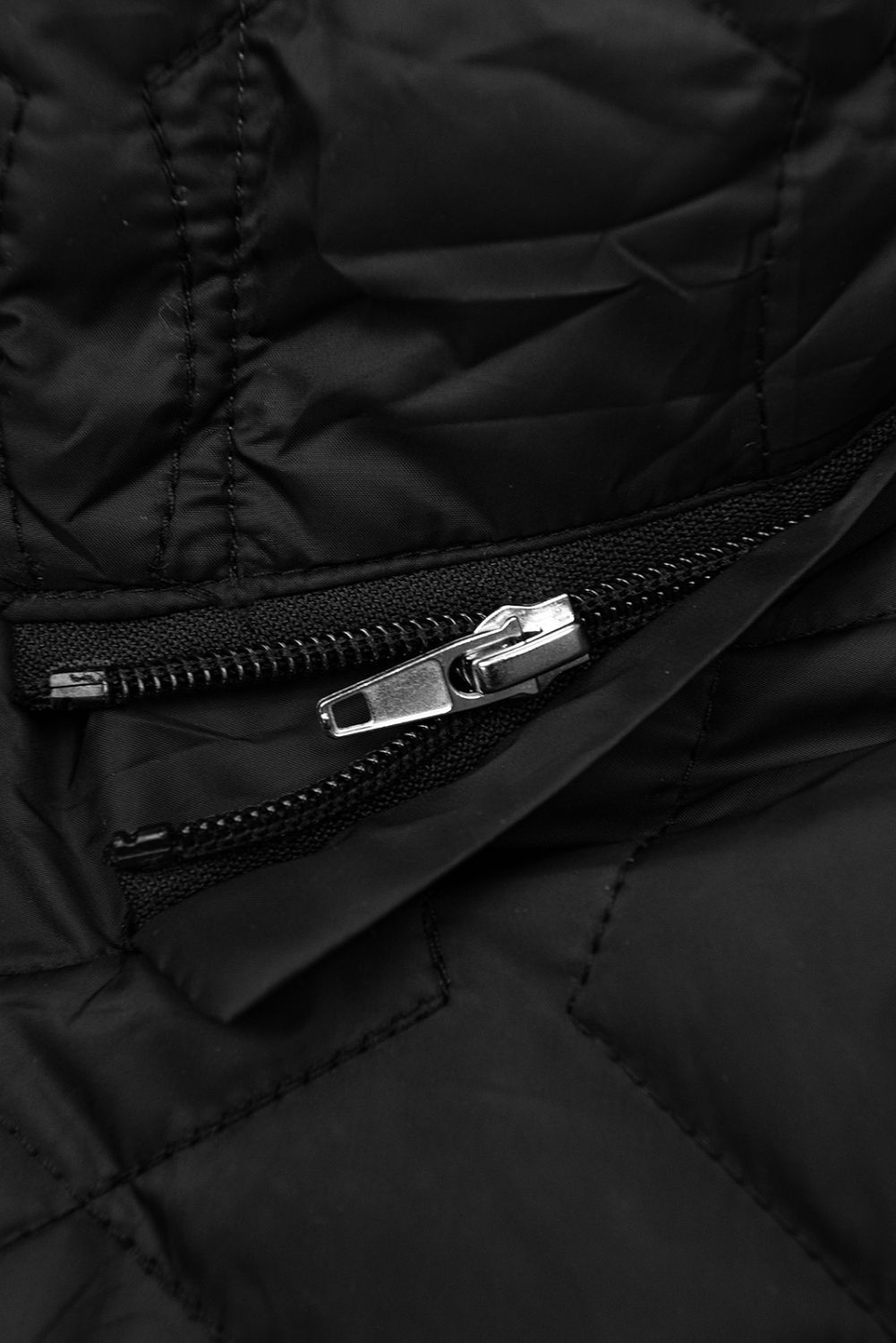 Modische Jacke Schwarz/Grün