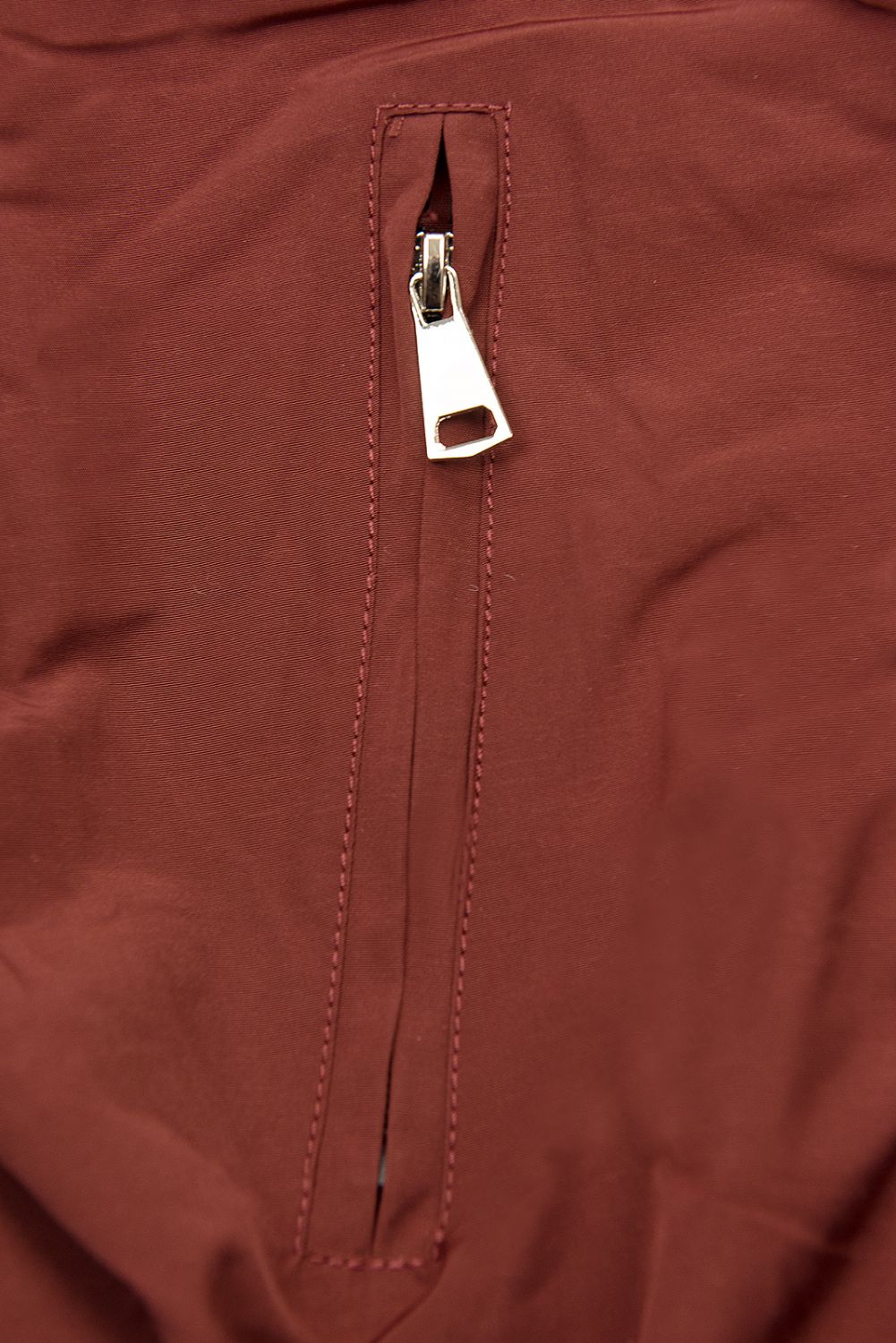 Leichter Parka mit abnehmbarer Kapuze weinrot/braun