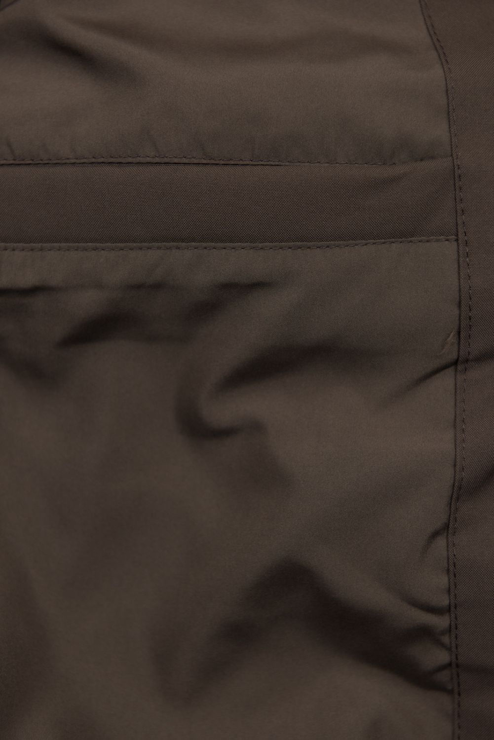 Schokoladenbraune Damen-Winterjacke mit Kapuze STORM