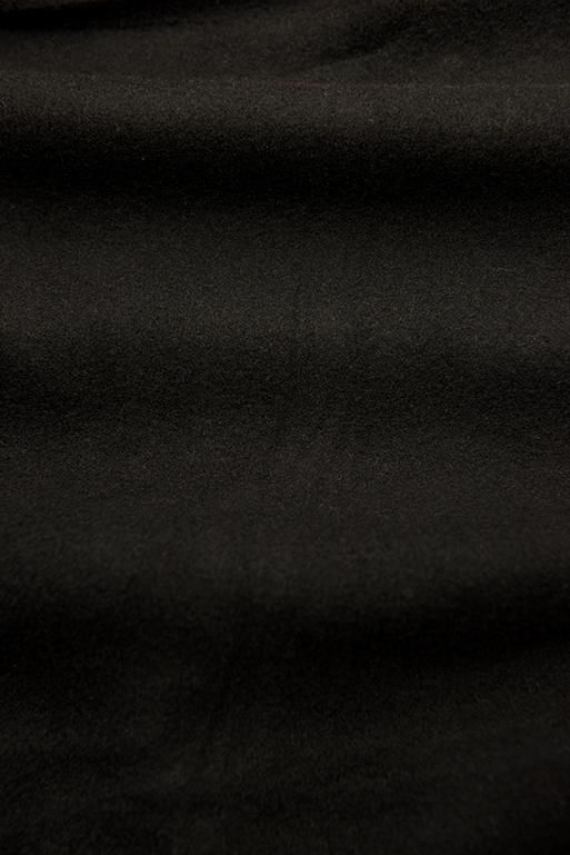 Verlängerte Kapuzenjacke von LHD schwarz