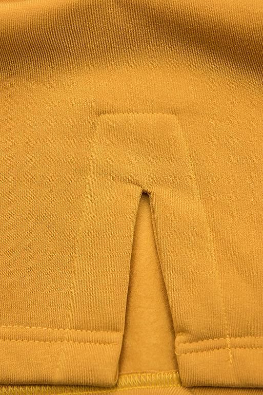 Sweatjacke/Sweatkleid gelb
