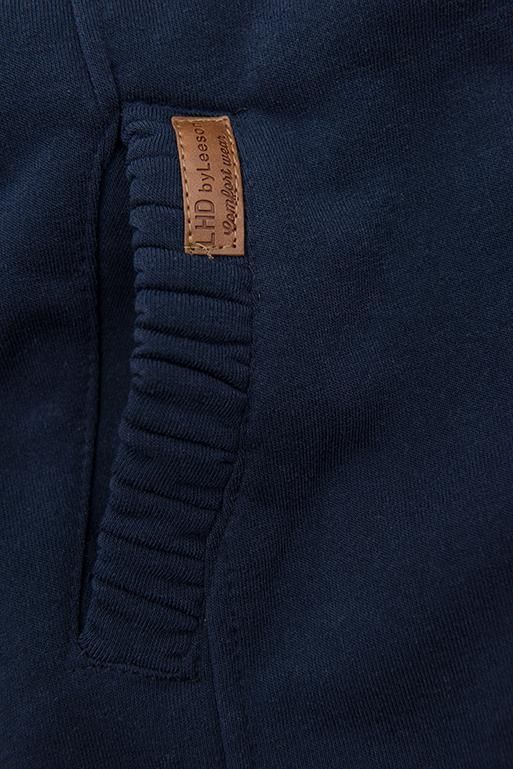 Verlängerte Kapuzenjacke von LHD dunkelblau